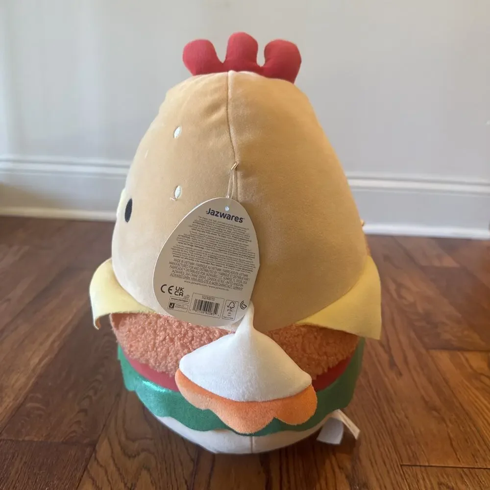 NEW Squishmallows Hendra the Chick Chicken Sandwich Plush Toy Stuffed Animal NWT